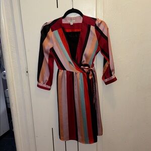 Bar III Multicolor Striped Dress. In perfect condition